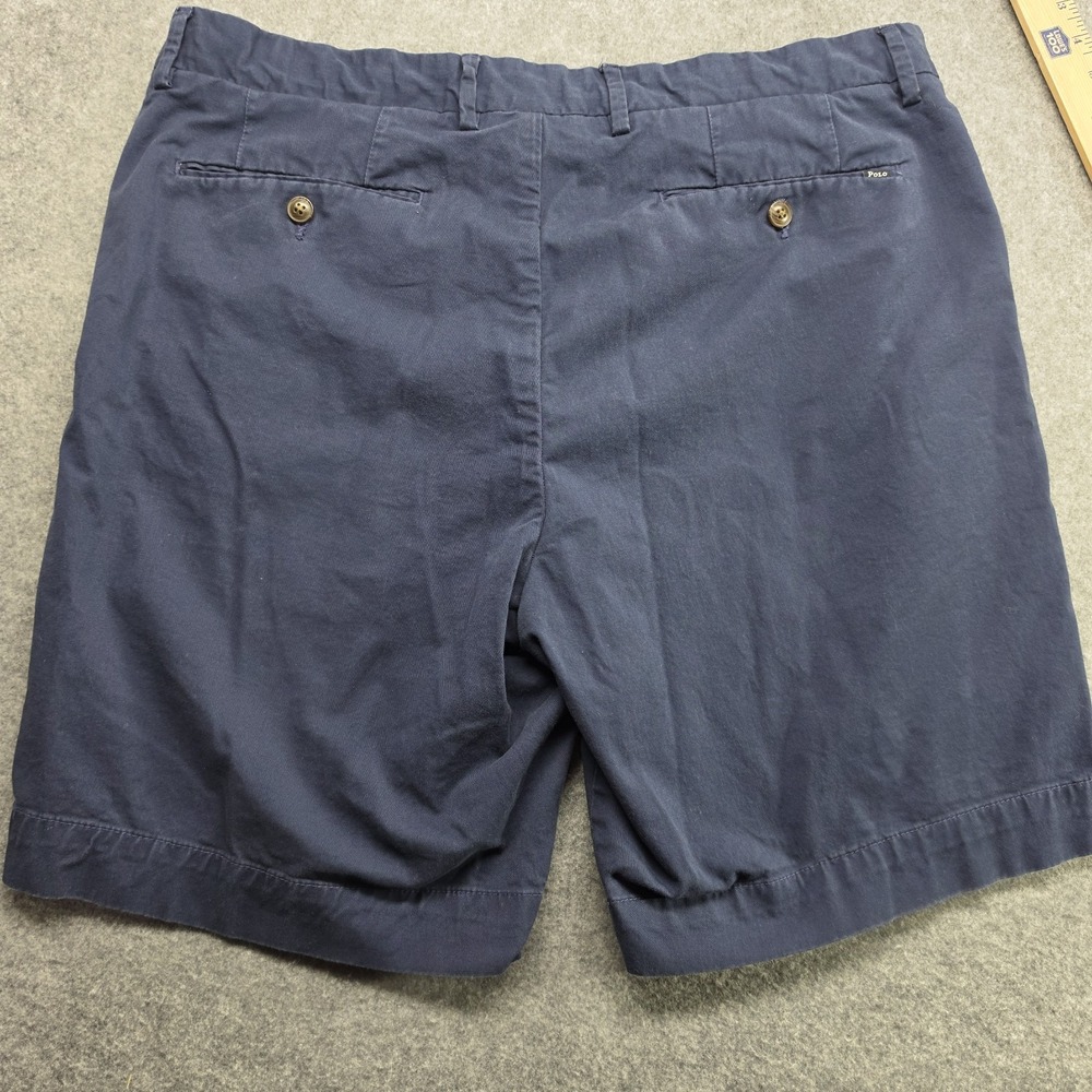 Polo Ralph Lauren Stretch Classic Fit   Navy Blue Shorts Size 36 - Picture 2 of 12